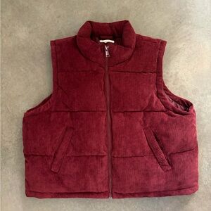 Maurices Corduroy Puffer Vest